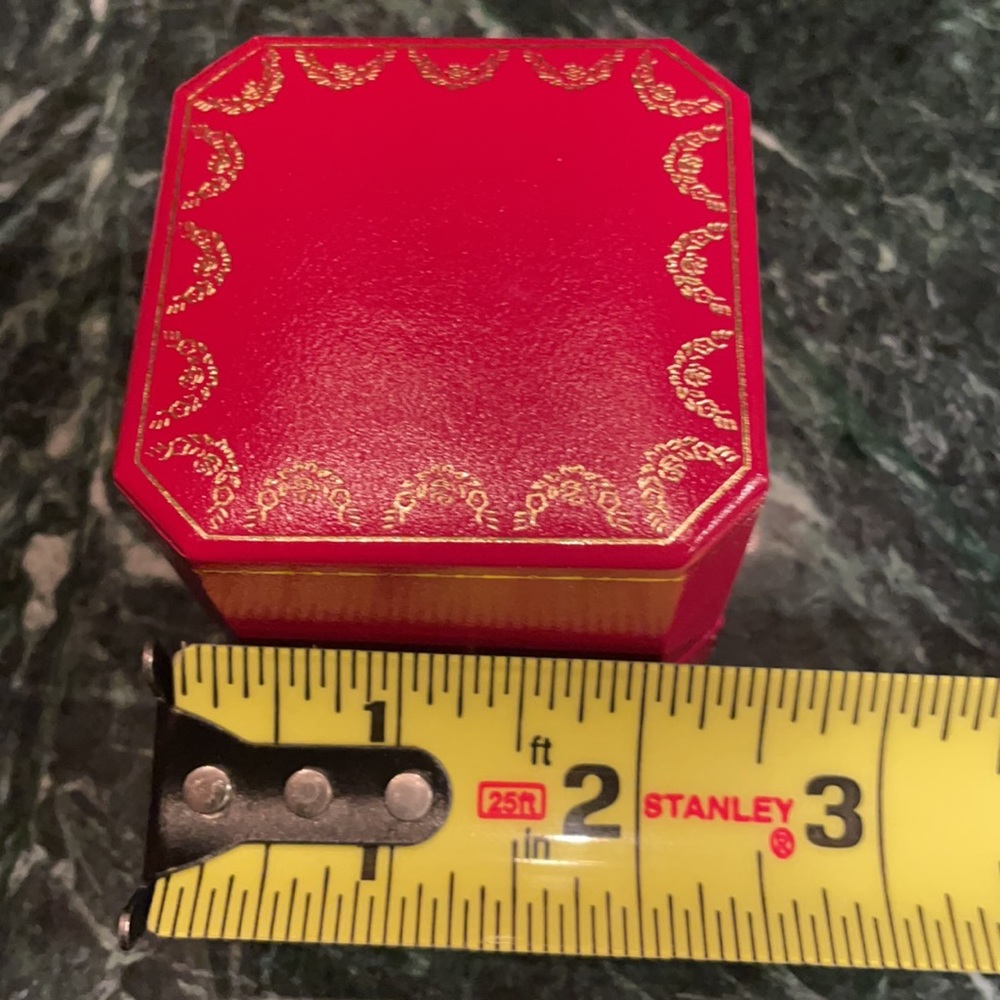 Authentic Leather Cartier Ring Box - image 7